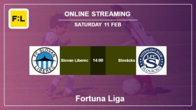 Where to watch Slovan Liberec vs. Slovácko live stream in Fortuna Liga 2022-2023