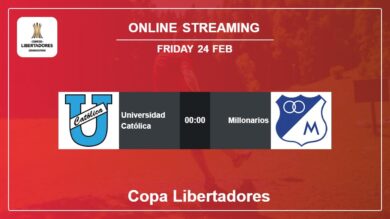 Where to watch Universidad Católica vs. Millonarios live stream in Copa Libertadores 2023