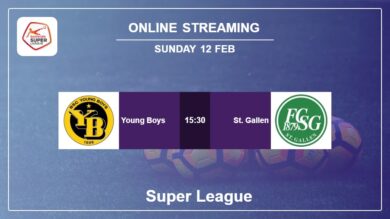 Where to watch Young Boys vs. St. Gallen live stream in Super League 2022-2023