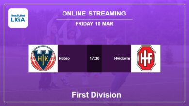 Where to watch Hobro vs. Hvidovre live stream in First Division 2022-2023