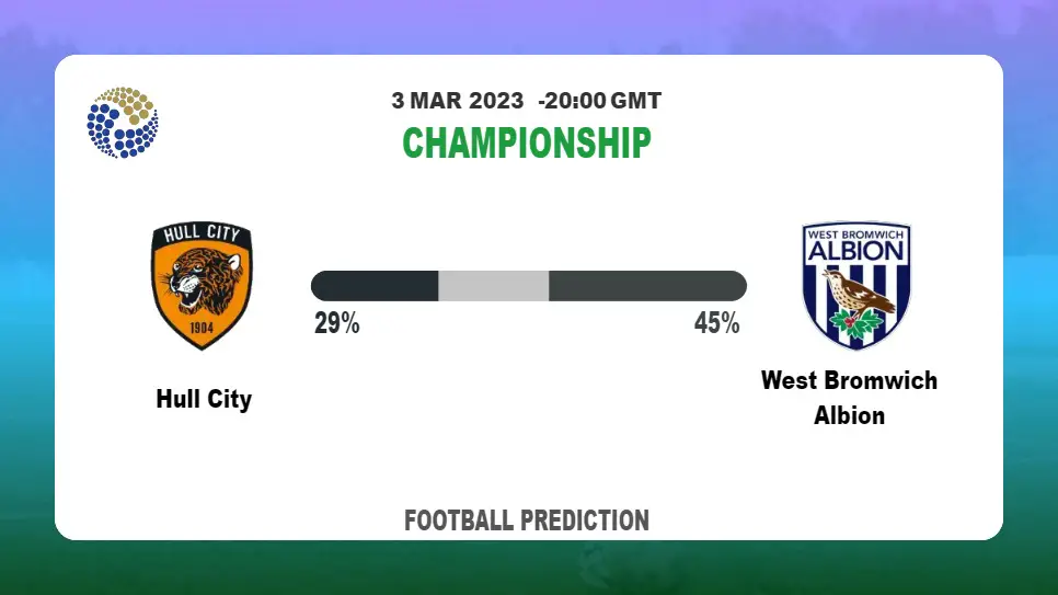 Correct Score Prediction: Hull City vs West Bromwich Albion Football Tips Today | 3rd March 2023