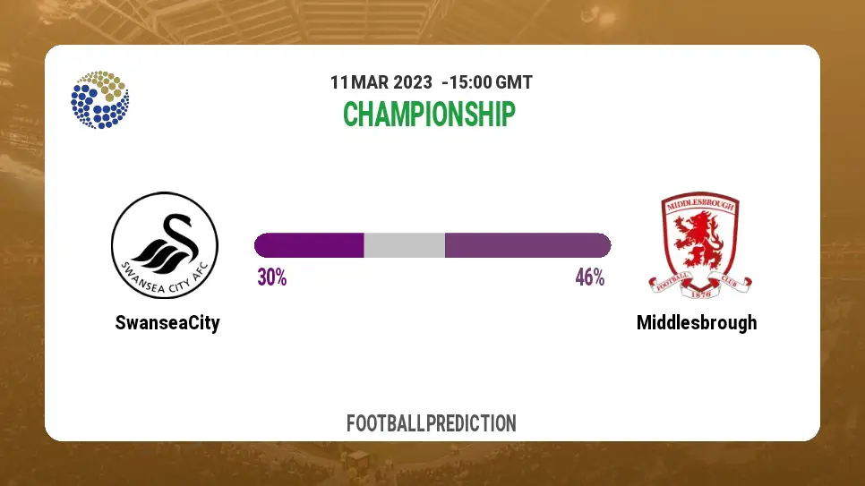Correct Score Prediction: Swansea City vs Middlesbrough Football Tips Today | 11th March 2023