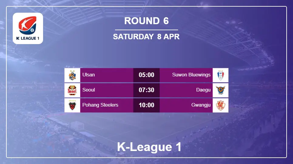 Korea Republic K-League 1 2023 Round-6 2023-04-08 matches