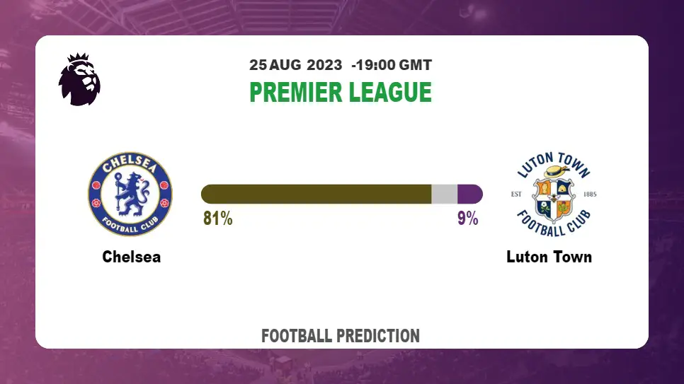 Correct Score Prediction: Chelsea vs Luton Town Football Tips Today | 25th August 2023