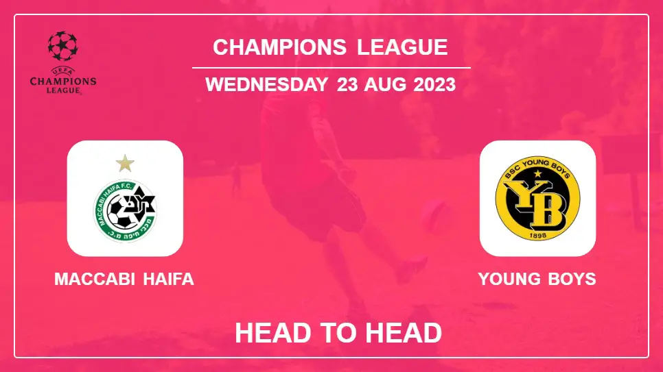 Maccabi Haifa vs Young Boys: Head to Head stats, Prediction, Statistics - 23-08-2023 - Champions League