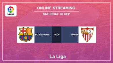 Where to watch FC Barcelona vs. Sevilla live stream in La Liga 2023-2024