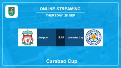 Where to watch Liverpool vs. Leicester City live stream in Carabao Cup 2023-2024