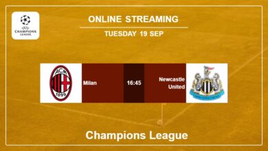 Where to watch Milan vs. Newcastle United live stream in Champions League 2023-2024