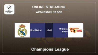 Where to watch Real Madrid vs. FC Union Berlin live stream in Champions League 2023-2024