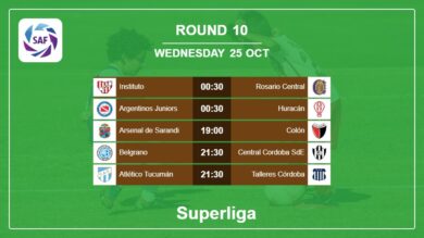 Round 10: Superliga H2H, Predictions 25th October