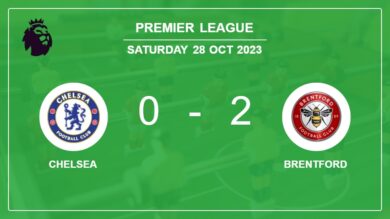 Premier League: Brentford beats Chelsea 2-0 on Saturday