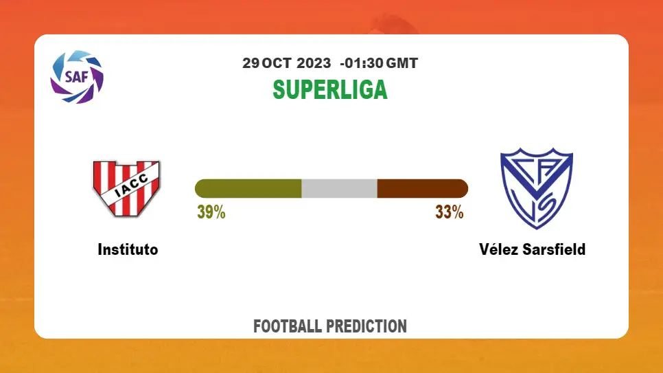 Both Teams To Score Prediction: Instituto vs Vélez Sarsfield BTTS Tips Today | 29th October 2023