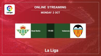 Where to watch Real Betis vs. Valencia live stream in La Liga 2023-2024