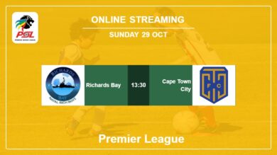 Where to watch Richards Bay vs. Cape Town City live stream in Premier League 2023-2024