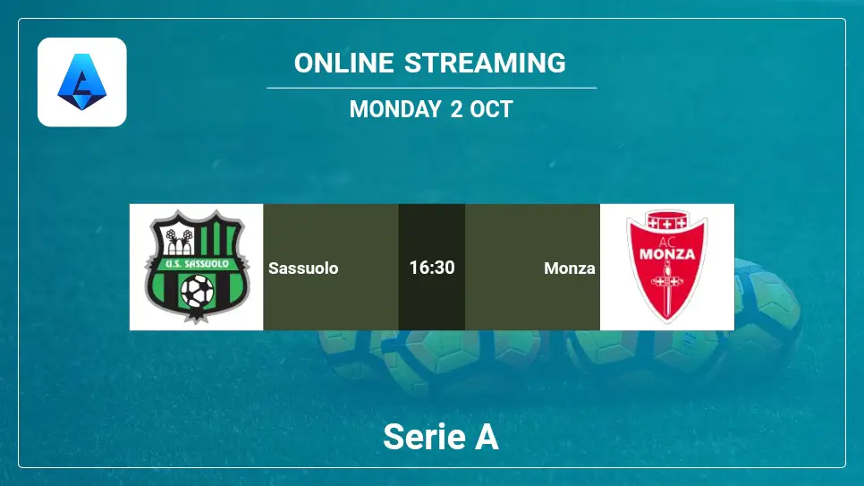 Sassuolo-vs-Monza online streaming info 2023-10-02 matche