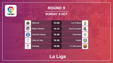 La Liga 2023-2024 H2H, Predictions: Round 9 8th October