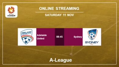 Where to watch Adelaide United vs. Sydney live stream in A-League 2023-2024