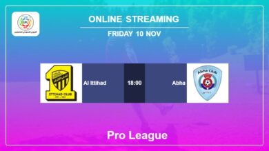 Where to watch Al Ittihad vs. Abha live stream in Pro League 2023-2024