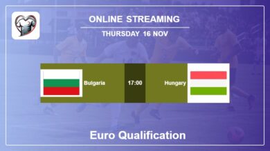 Where to watch Bulgaria vs. Hungary live stream in Euro Qualification 2024
