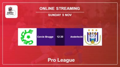 Where to watch Cercle Brugge vs. Anderlecht live stream in Pro League 2023-2024