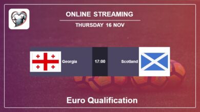 Where to watch Georgia vs. Scotland live stream in Euro Qualification 2024