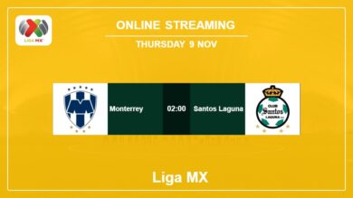 Where to watch Monterrey vs. Santos Laguna live stream in Liga MX 2023-2024