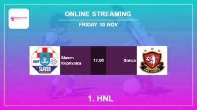 Where to watch Slaven Koprivnica vs. Gorica live stream in 1. HNL 2023-2024