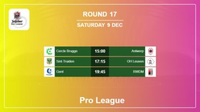 Round 17: Pro League H2H, Predictions 9th December