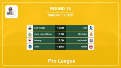 Pro League 2023-2024: Round 18 Head to Head, Prediction 17th December