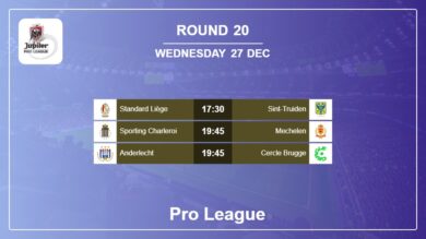 Pro League 2023-2024 H2H, Predictions: Round 20 27th December