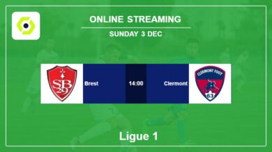 Where to watch Brest vs. Clermont live stream in Ligue 1 2023-2024