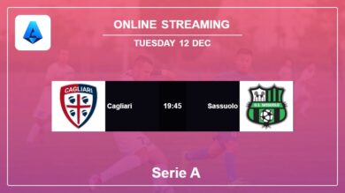 Where to watch Cagliari vs. Sassuolo live stream in Serie A 2023-2024