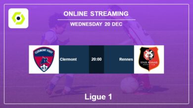 Where to watch Clermont vs. Rennes live stream in Ligue 1 2023-2024