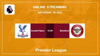 Where to watch Crystal Palace vs. Brentford live stream in Premier League 2023-2024