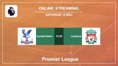 Where to watch Crystal Palace vs. Liverpool live stream in Premier League 2023-2024