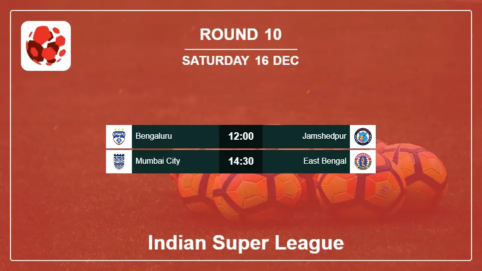 India Indian Super League 2023-2024 Round-10 2023-12-16 matches