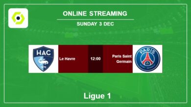 Where to watch Le Havre vs. Paris Saint Germain live stream in Ligue 1 2023-2024