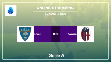 Where to watch Lecce vs. Bologna live stream in Serie A 2023-2024