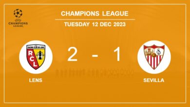 Champions League: Lens steals a 2-1 win against Sevilla 2-1