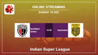 Where to watch NorthEast United vs. Hyderabad live stream in Indian Super League 2023-2024
