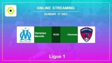 Where to watch Olympique Marseille vs. Clermont live stream in Ligue 1 2023-2024