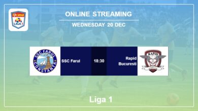 Where to watch SSC Farul vs. Rapid Bucuresti live stream in Liga 1 2023-2024