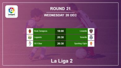 La Liga 2 2023-2024: Round 21 Head to Head, Prediction 20th December