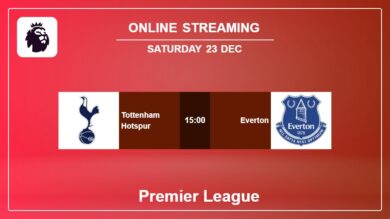 Where to watch Tottenham Hotspur vs. Everton live stream in Premier League 2023-2024