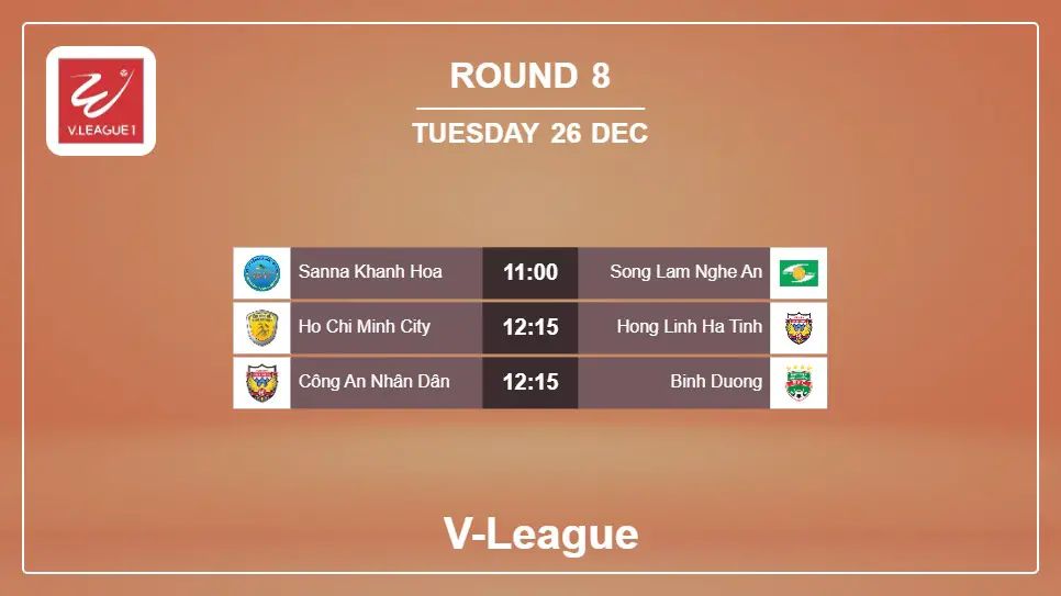 Vietnam V-League 2023-2024 Round-8 2023-12-26 matches
