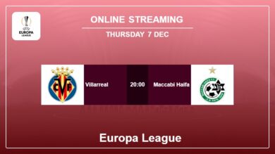 Where to watch Villarreal vs. Maccabi Haifa live stream in Europa League 2023-2024