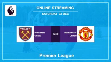Where to watch West Ham United vs. Manchester United live stream in Premier League 2023-2024