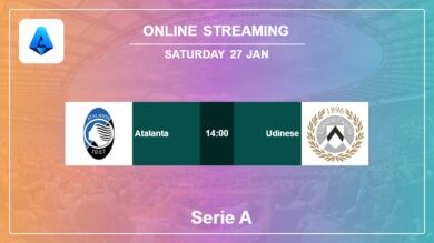 How to watch Atalanta vs Udinese live stream in Serie A 2023-2024