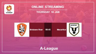 How to watch Brisbane Roar vs Macarthur live stream in A-League 2023-2024