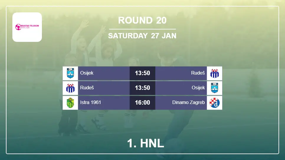 Croatia 1. HNL 2023-2024 Round-20 2024-01-27 matches